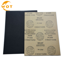 Polishing Waterproof Abrasive Sanding Paper 1200#