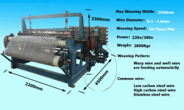 full -crimping wire mesh machine crimping wire mesh machine