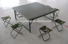 army folding table and chair