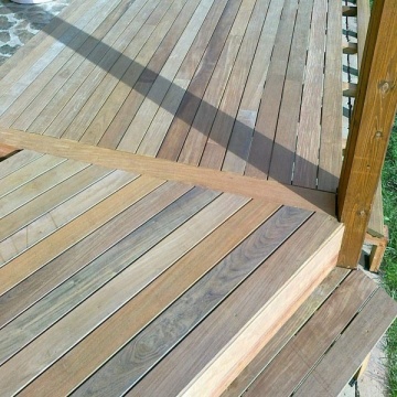 S4S Unfinished Brazilian Walnut Ipe Solid Hardwood Outdoor Decking