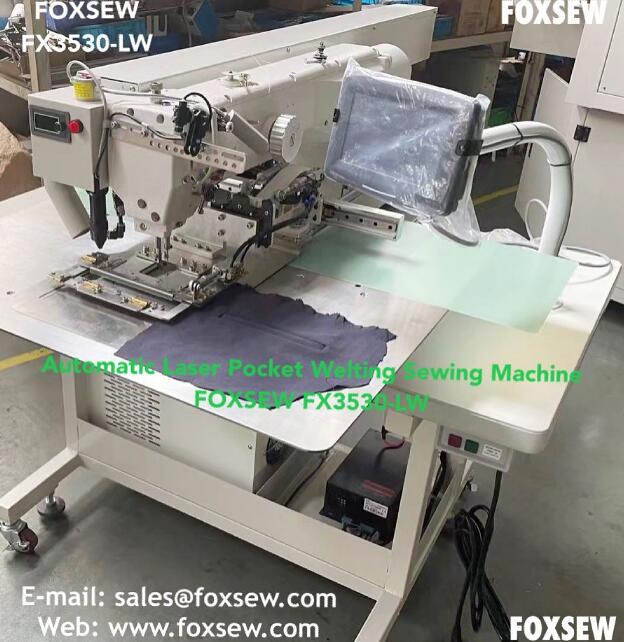 Automatic Laser Pocket Welting Sewing Machine FOXSEW FX3530-LW -4