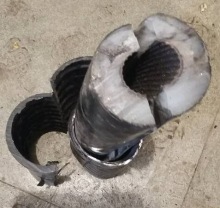 Machine Stripping Telephone Wire