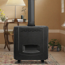 LPG and Natural Gas Compatible 10KW Vented Convector Space Heater for Bedrooms and Gardens