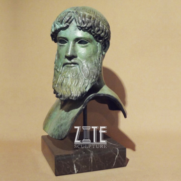 Classic Design Bronze Zeus Bust Statue