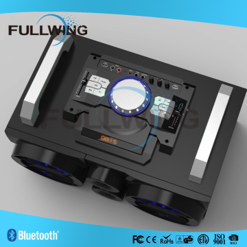 Music speaker with flashing btooth DJ mixer amplifier system