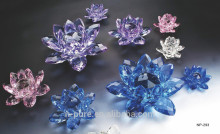beautiful lotus flower model crystal gift wedding favors