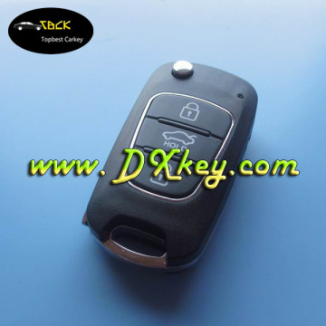 Car flip key for Hyundai remote key Hyundai IX35 key 3 button 433mhz