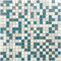 Sàn phòng tắm bằng kính Mosaic Backsplash đầy màu sắc