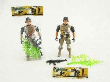 plastic solider with gun