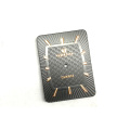 Custom Etching pattern rectangle watch dial