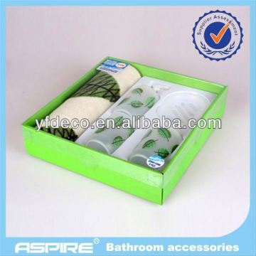 modern 5pcs PP bath accessories