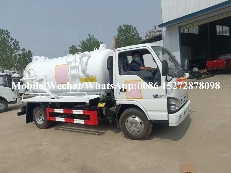 Camión de succión de aguas residuales de Isuzu (10) ISUZU Sewage Suction Truck (10)
