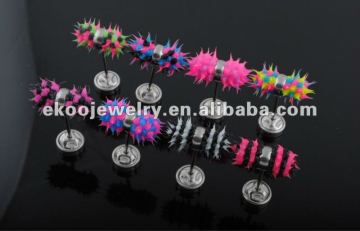 Koosh Tongue Rings Vibrating Barbell