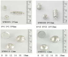 Sterling Silver Magnetic  Clasp