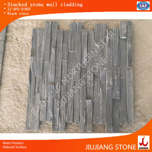 Natural surface black decorative stone cladding