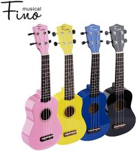 Ukulele colored cheap student plywood soprano ukulele