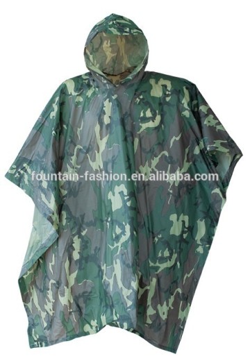 PVC CAMOUFLAGE PONCHO