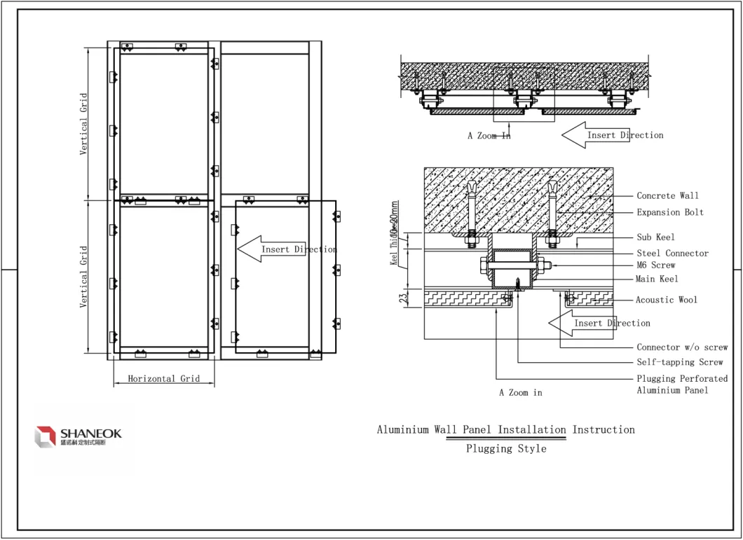 Shaneok Customize Versatile Aluminium Panel Wall Cladding