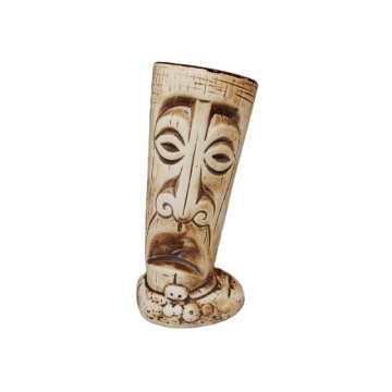Customized Ceramic 350 ml Tiki Cup - Simple Design Tiki Cocktail Mug