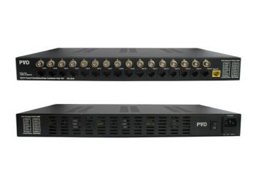 16 Channel Video Power Balun, Powered Vpd Combiner / Power/video/data Combiner Hub-12vdc-end