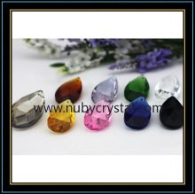 Almond Shape Crystal Lighting Bead