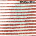 Red stripes Woven fabric