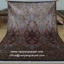 6'x9'Hand Knotted Silk Turkish Rug