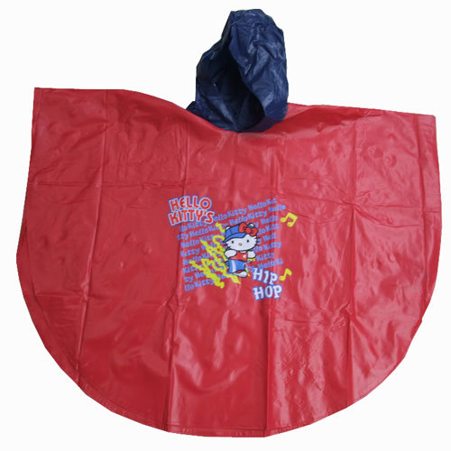 Durable Red Poncho