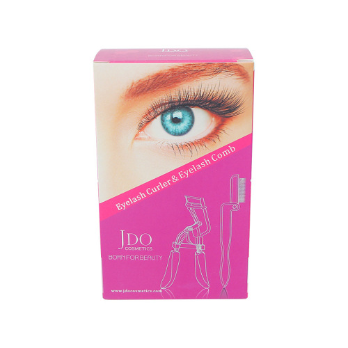 customized cosmetic packaging eyelash curler gift makeup box