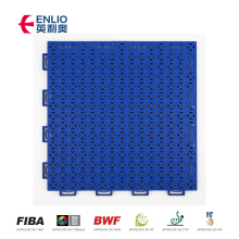 Enlio plastic grid interlocking tile removable basketball