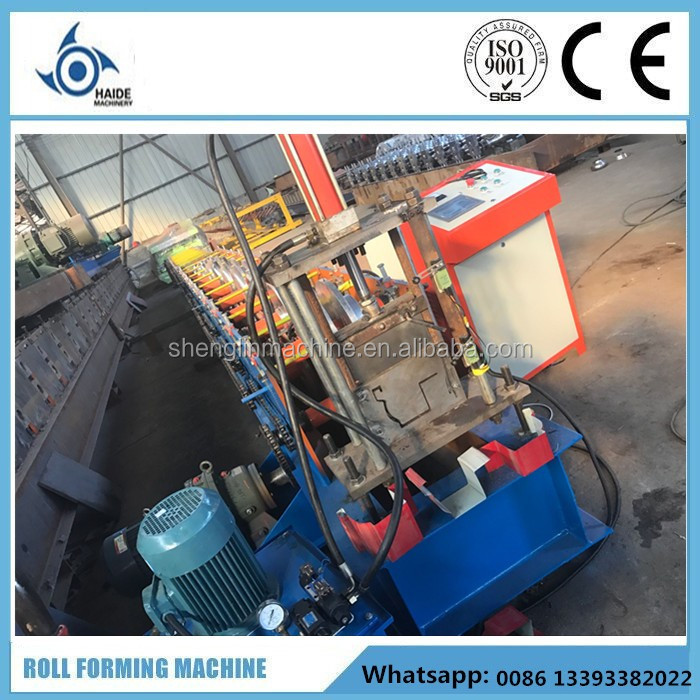 Customized roll forming machine for rain gutters