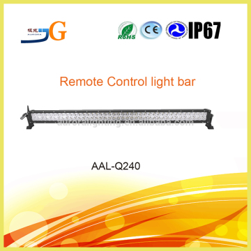 42'' 240w mix color strob flashing led light bar with remote control AAL-Q240