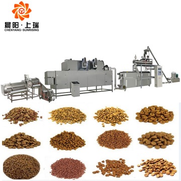 Pet food extruder machine dog food processing line