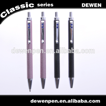 beautiful metal ball pen printed logo click pen