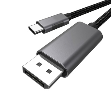 DisplayPort Braided Cable with USB Type-C Connector