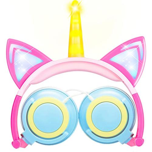 Oreille de chat de licorne d&#39;anime en gros casque unique