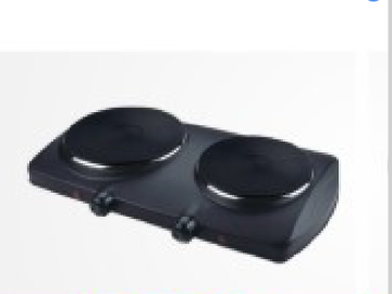 2 Plate Electric Cooking Hot Plate Kitchen Cooker