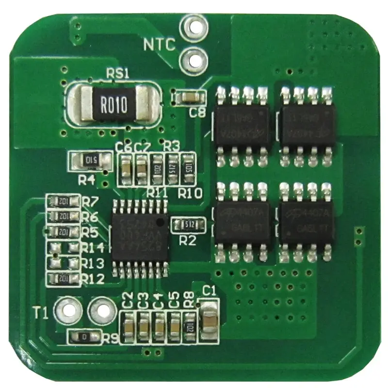 4s 7A PCM BMS for 14.4V 14.8V Li-ion/Lithium/ Li-Polymer 12V 12.8V LiFePO4 Battery Pack Size L35*W34*T3mm (PCM-L04S07-C41)