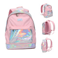 Rainbow Custom Logo Primary Student Toddler Backpack Book Bags For Kids Girls School