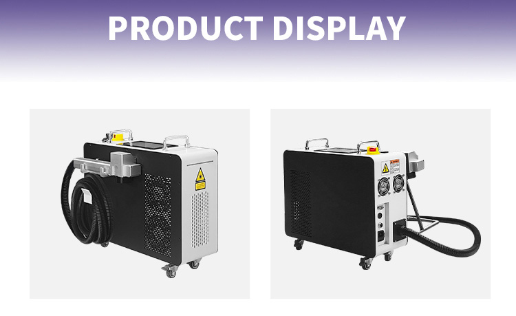 ZIXU 手持式移动脉冲激光清洗机 200w 便携式除锈机清洗机，用于木材涂层去除出售