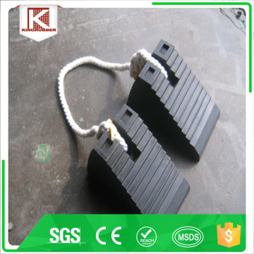Rubber safety wheel chock