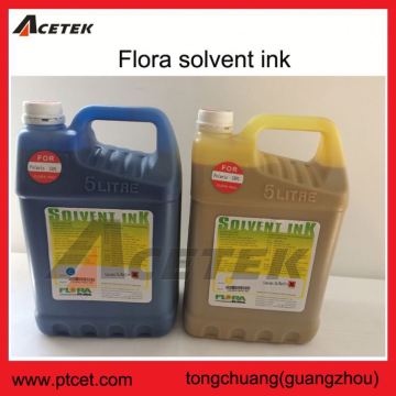 hot sale original spectra 512 solvent based ink for flora solvent printer