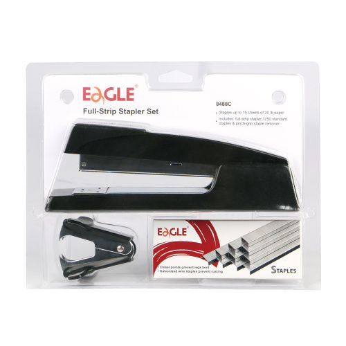 Eagle Hot Sell Full-Strip Stapler Stationery Set