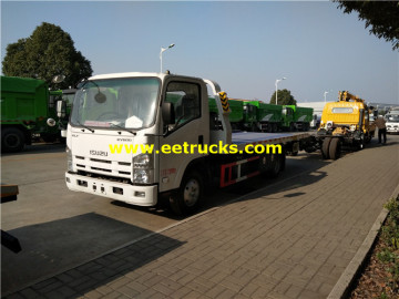 5 MT ISUZU Flatbed Wrecker Tow Trucks