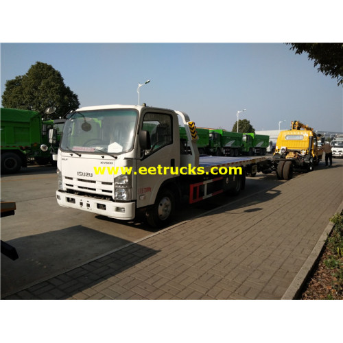 5 MT ISUZU Flatbed Wrecker Tow Trucks