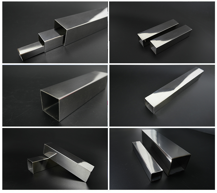 Foshan direct selling custom stainless steel welded pipe SS304/201 stainless steel square pipe high quality low price