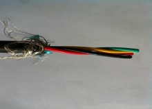 PVC insulated shielded wire