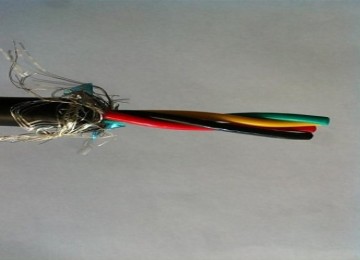 PVC insulated shielded wire