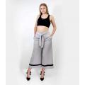 Loose Fit Bow Front Carpi Pants