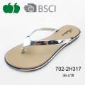 Verão exclusivo mulheres bonita confortável durável Flip Flop